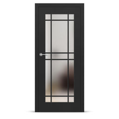 Фурнировани интериорни врати LOFT, Цвят: Черно от ЕРКАДО