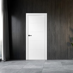 Лакиранa вратa ERKADO - SYLENA 6, Цвят: UV ЛАК - Титаниево бяло от Еркадо