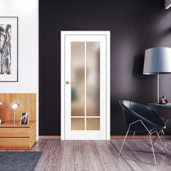 Лакиранa вратa ERKADO - AMARYLIS 4, Цвят: UV ЛАК - Титаниево бяло от Еркадо