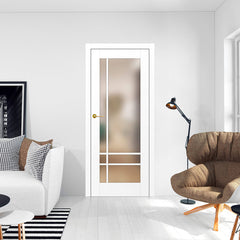 Лакиранa вратa ERKADO - AMARYLIS 6, Цвят: UV ЛАК - Титаниево бяло от Еркадо