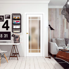 Лакиранa вратa ERKADO - AMARYLIS 8, Цвят: UV ЛАК - Титаниево бяло от Еркадо