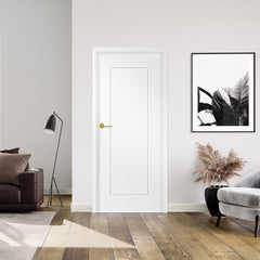 Лакиранa вратa ERKADO - ANUBIS 1, Цвят: UV ЛАК - Титаниево бяло от Еркадо