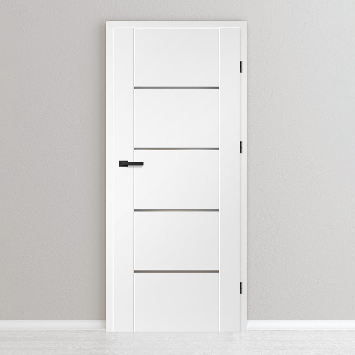 Лакиранa вратa ERKADO - LAURENCJA 1, Цвят: UV ЛАК - Титаниево бяло от Еркадо