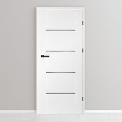 Лакиранa вратa ERKADO - LAURENCJA 1, Цвят: UV ЛАК - Титаниево бяло от Еркадо