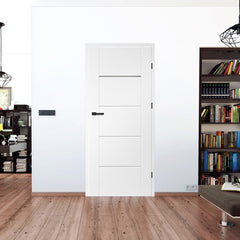 Лакиранa вратa ERKADO - LAURENCJA 3, Цвят: UV ЛАК - Титаниево бяло от Еркадо