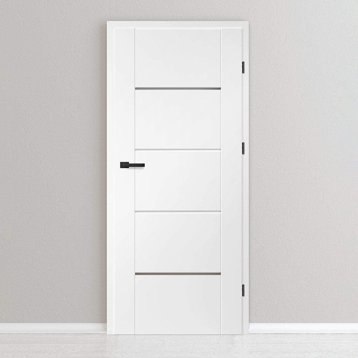 Лакиранa вратa ERKADO - LAURENCJA 4, Цвят: UV ЛАК - Титаниево бяло от Еркадо