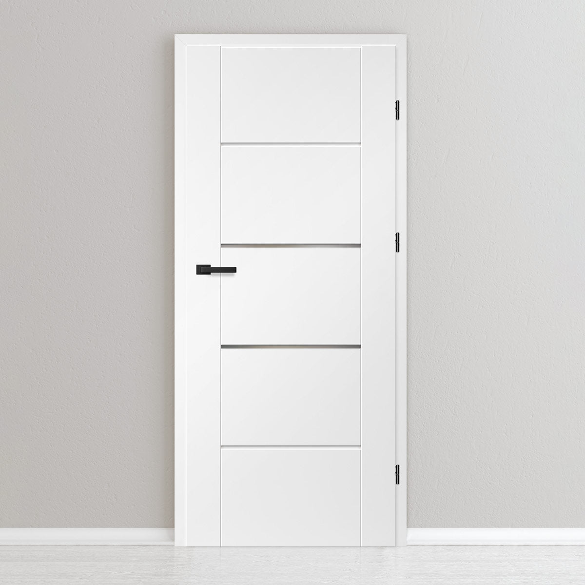 Лакиранa вратa ERKADO - LAURENCJA 5, Цвят: UV ЛАК - Титаниево бяло от Еркадо