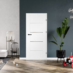 Лакиранa вратa ERKADO - LAURENCJA 5, Цвят: UV ЛАК - Титаниево бяло от Еркадо