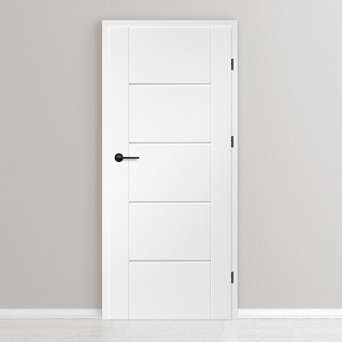 Лакиранa вратa ERKADO - LAURENCJA 6, Цвят: UV ЛАК - Титаниево бяло от Еркадо