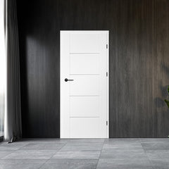 Лакиранa вратa ERKADO - LAURENCJA 6, Цвят: UV ЛАК - Титаниево бяло от Еркадо