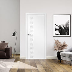 Лакирана врата ERKADO - MILDA 2, Цвят: UV ЛАК - Титаниево бяло от Еркадо