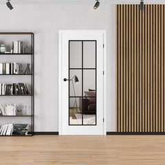 Лакиранa вратa ERKADO - MISKANT 1, Цвят: UV ЛАК - Титаниево бяло от Еркадо