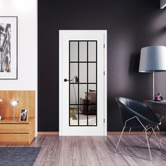 Лакиранa вратa ERKADO - MISKANT 3, Цвят: UV ЛАК - Титаниево бяло от Еркадо