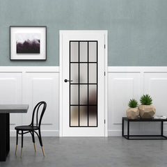 Лакиранa вратa ERKADO - MISKANT 4, Цвят: UV ЛАК - Титаниево бяло от Еркадо