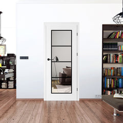 Лакиранa вратa ERKADO - MISKANT 5, Цвят: UV ЛАК - Титаниево бяло от Еркадо