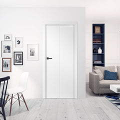 Лакиранa вратa ERKADO - SYLENA 1, Цвят: UV ЛАК - Титаниево бяло от Еркадо