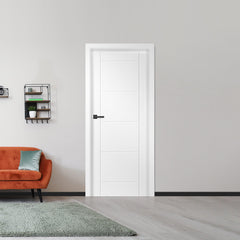 Лакиранa вратa ERKADO - SYLENA 8, Цвят: UV ЛАК - Титаниево бяло от Еркадо