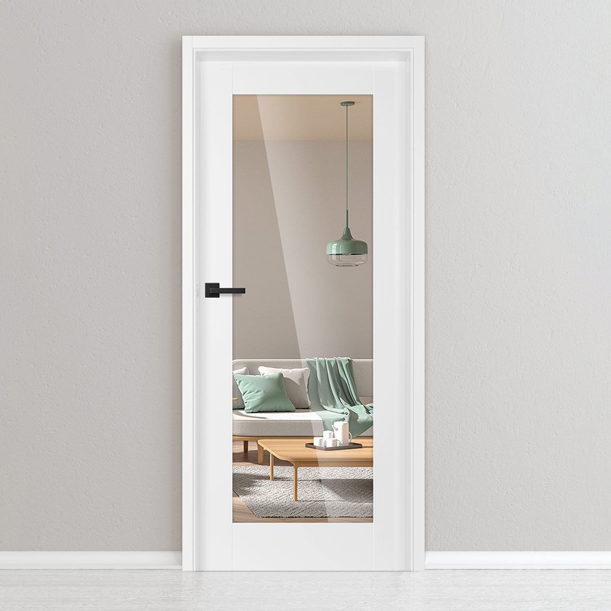 Лакирана врата ERKADO - TURAN 7, Цвят: UV ЛАК - Титаниево бяло от Еркадо