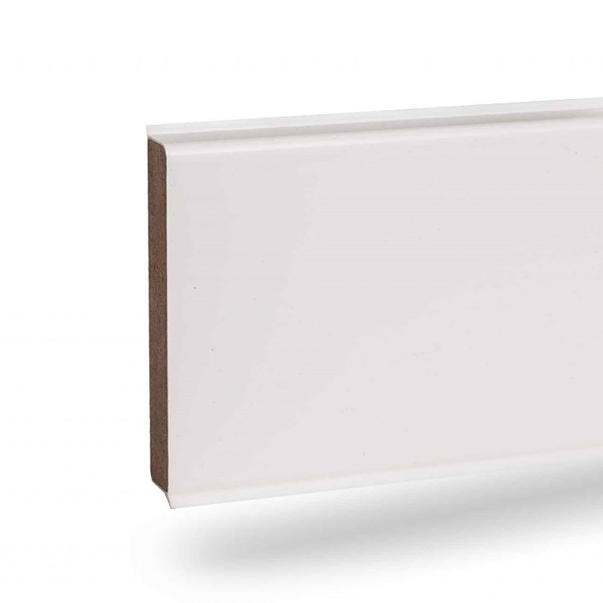 Перваз MDF, CUBU FLEX LIFE CUBU HDF - Бял, 100 мм на Doelken от ЕРКАДО